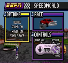 Image n° 1 - screenshots  : ESPN Speedworld (Beta)